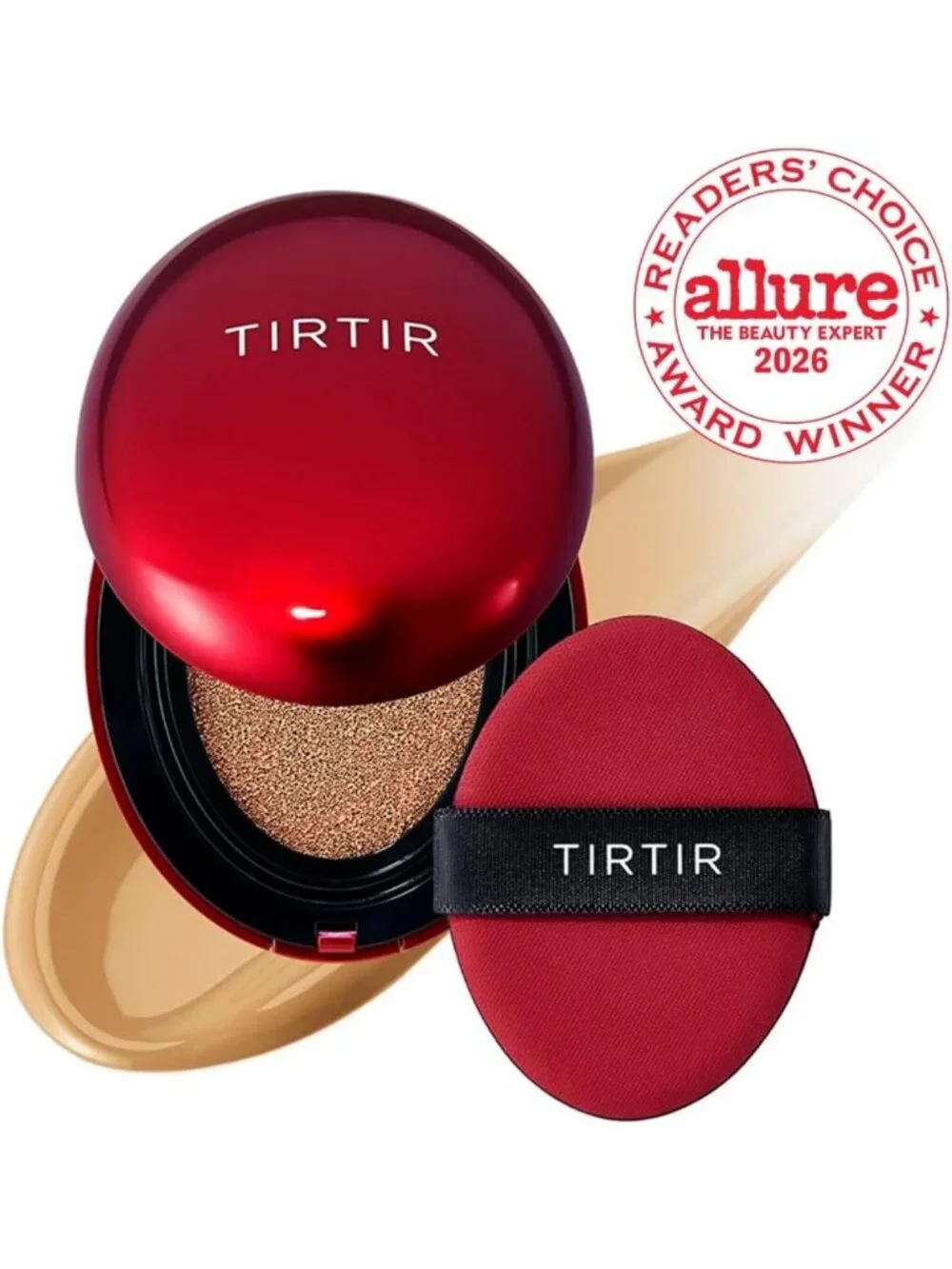 Full Coverage Red Cushion Foundation | Weightless Satin Glow, Buildable Tattoo